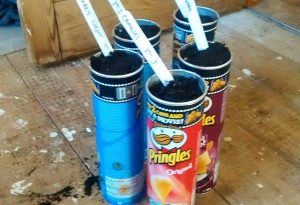 Sowing into Pringles tubes makes you look young and funky and like someone who could tell you what is number one in the hit parade.