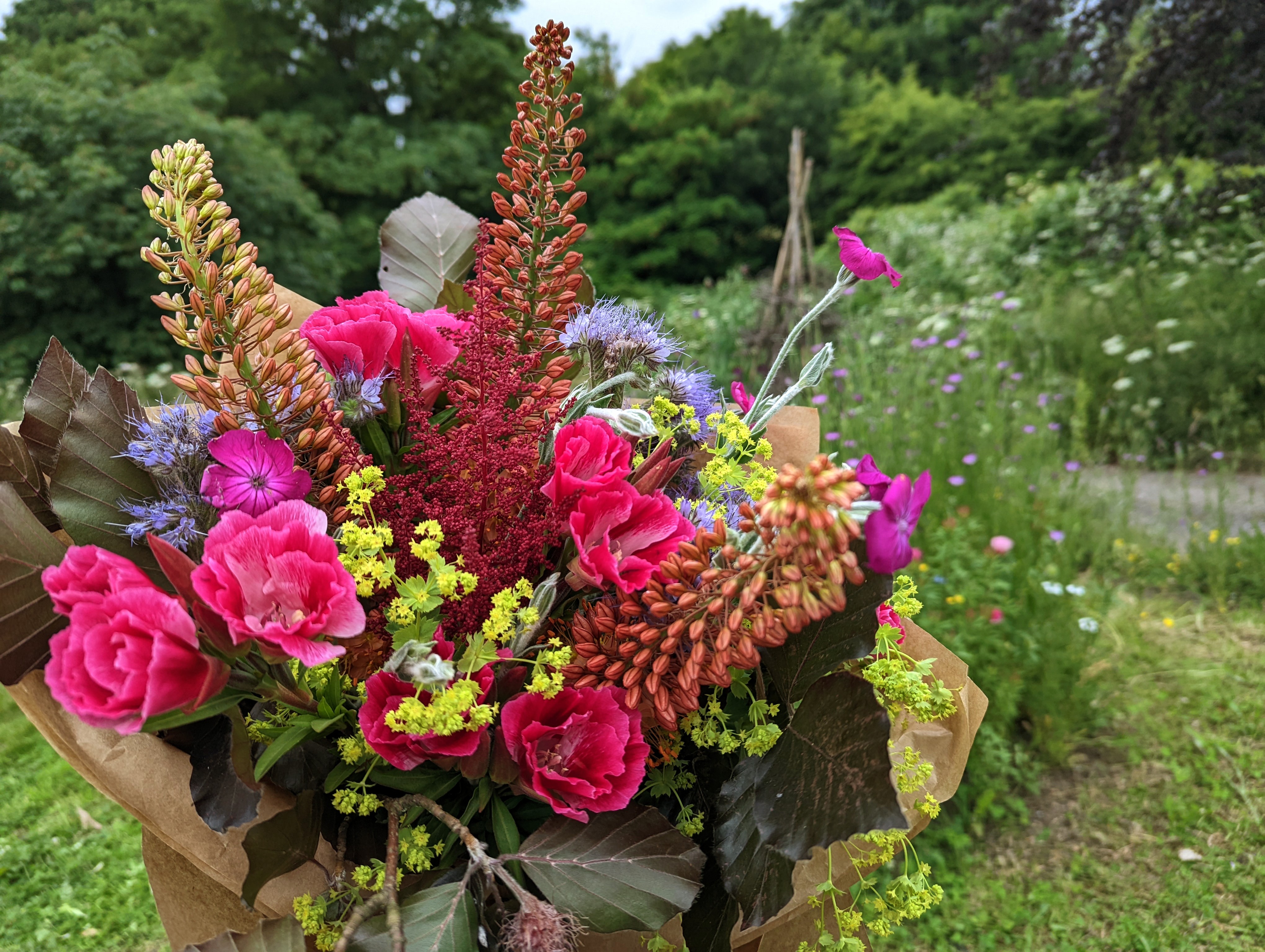 A bright and colourful bouquet 